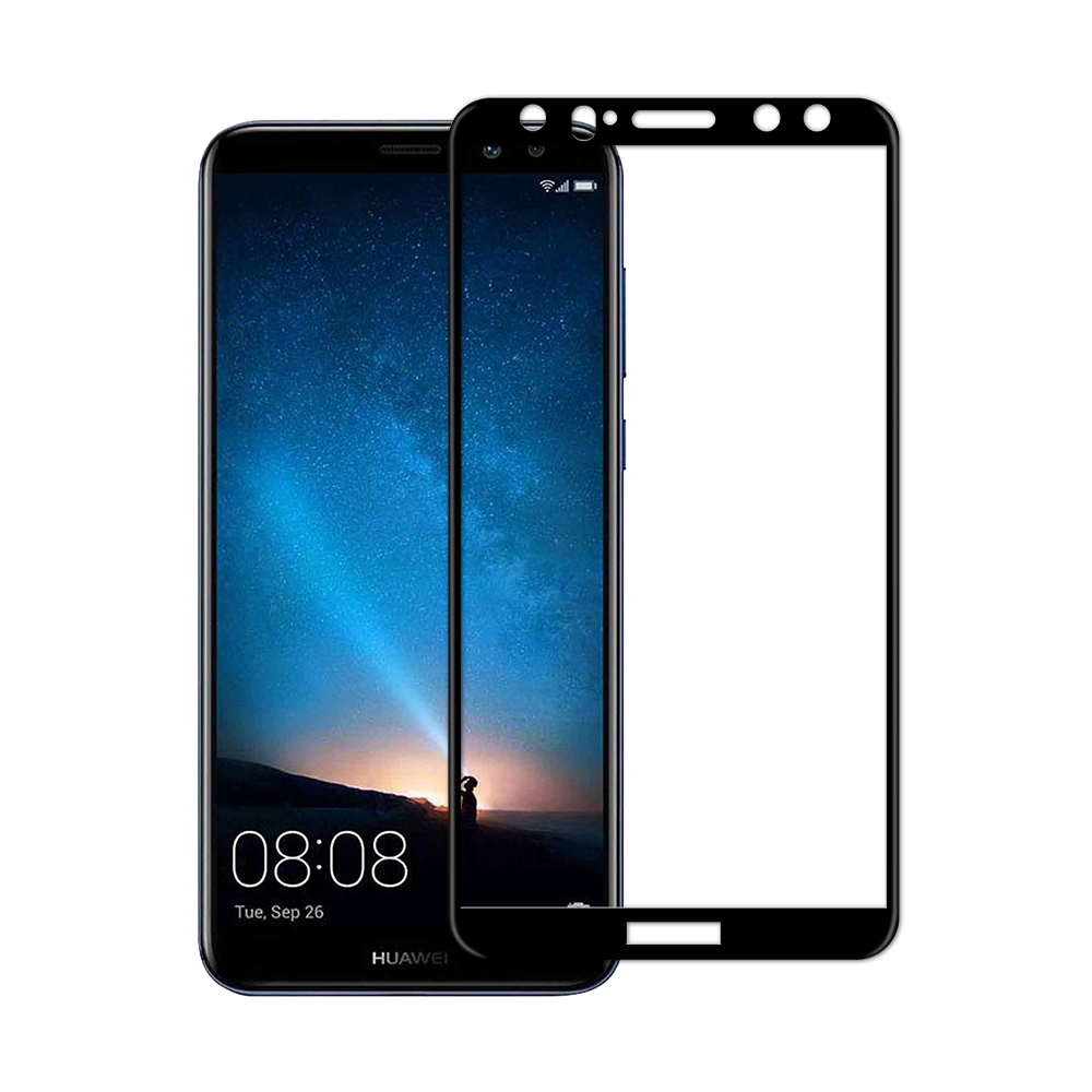 Displayschutzglas Panzerglas für HUAWEI Mate10 Lite - Schwarz